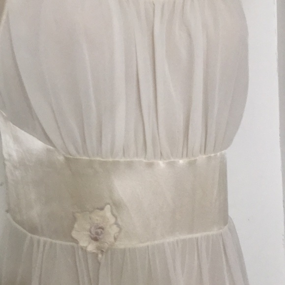Vintage 1950s slip dress dressing gown - Picture 3 of 9